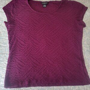 Liz Claiborne, XL, Purple/eggplant